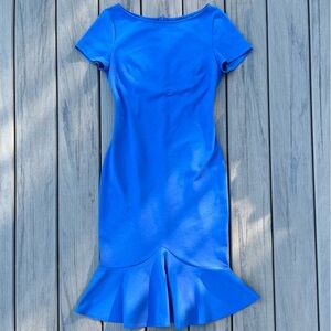VfEmage/Vfshow; Vibrant Royal Blue; Mermaid Style Dress; Minor Wear; Small